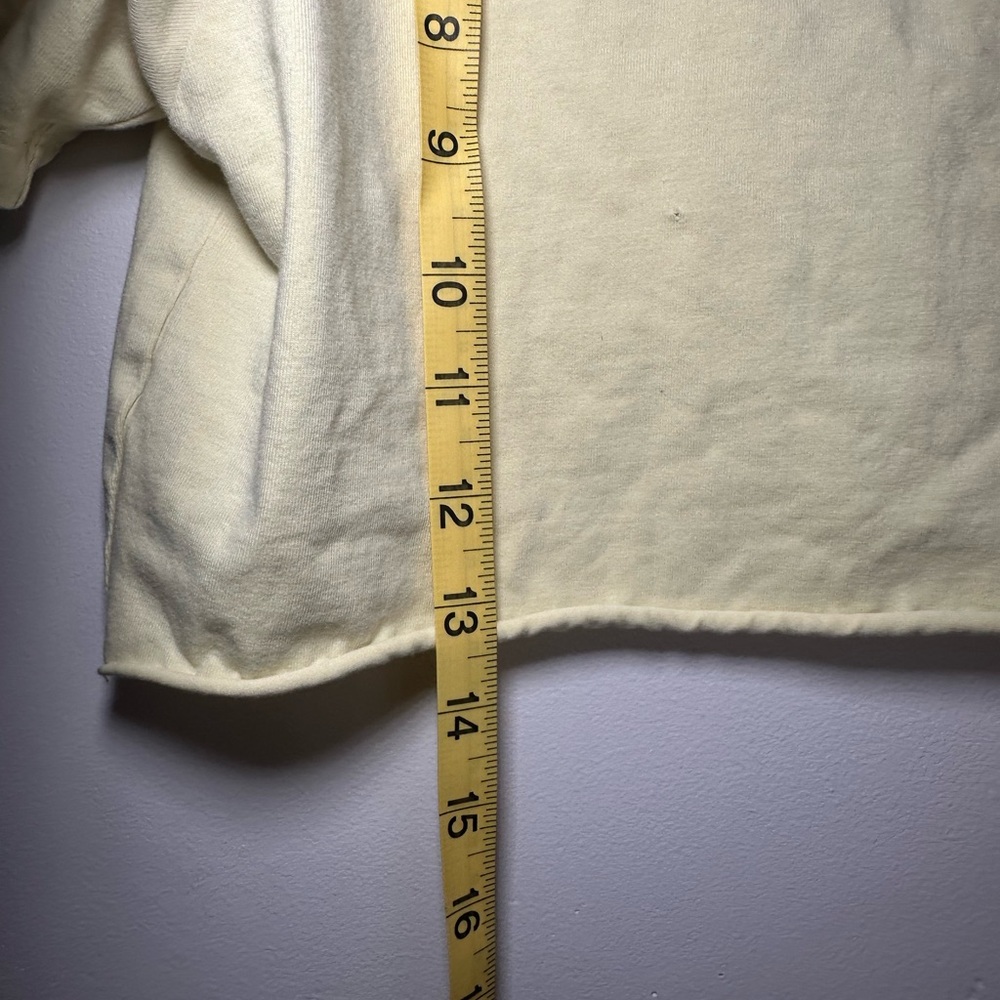 Alphalete Women’s Yellow Heavy Blend Crop Top Workout Top Size Small - Picture 7 of 7